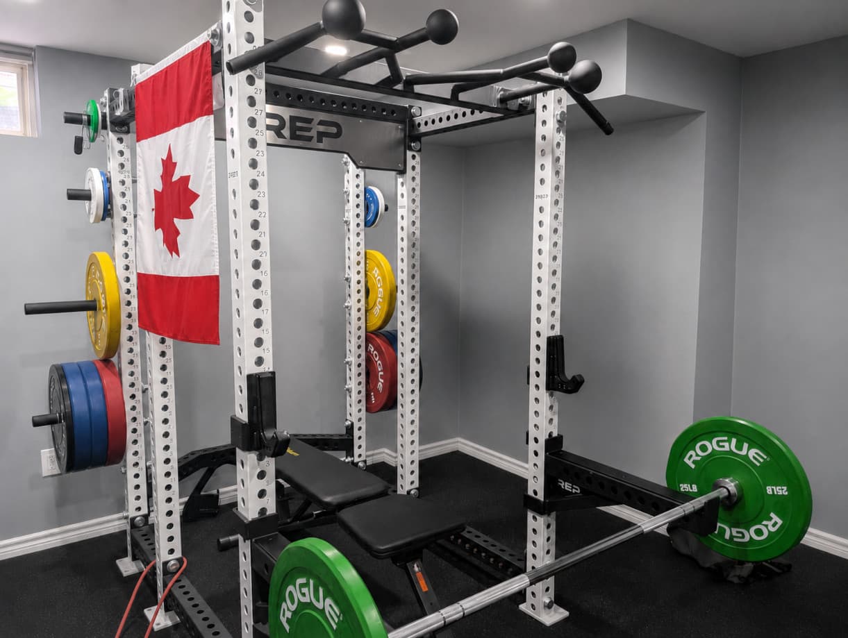 Barry's basement gym